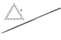 Надфиль треугольный SUPER Q 200 мм №3
